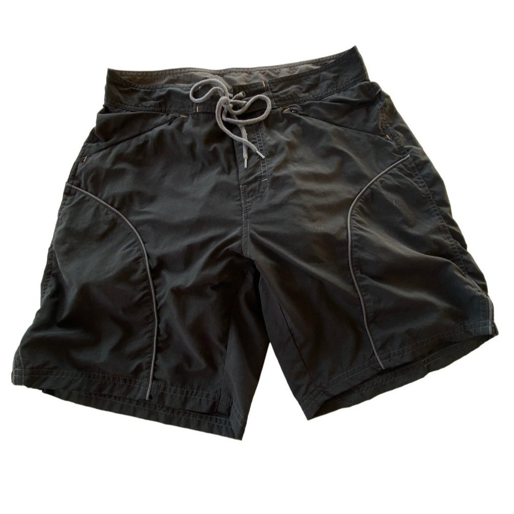 Novara Cycling Shorts w/ Full Seat Inner Padded Liner Embroidered M Black - Picture 6 of 12
